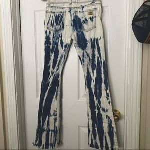 Bleach Dyed Michael Kors Jeans